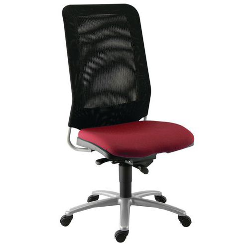 Chaise Diaz Contact Synchrone Pièt.alu Assise 1912 Rouge