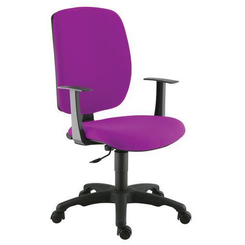 Fauteuil De Bureau Kaola Dossier Hauteur 378 Magenta