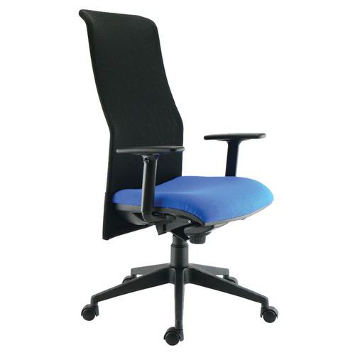 Fauteuil Kim Technic Contact Synchrone Acc. Régl. 0229 Bleu