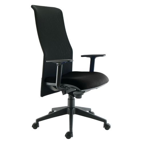 Fauteuil Kim Technic Contact Synchrone Acc. Régl. 0259 Noir
