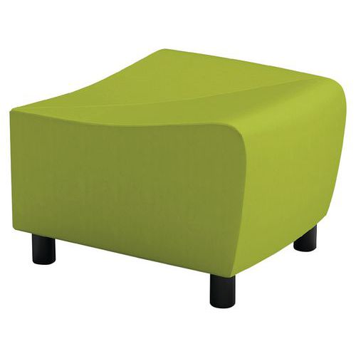 Pouf D'angle Izari Tissu Pvc Anis