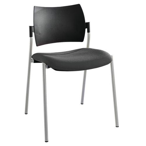 Tendance Piètement Alu Dossier Polypropylène Chaise T.0645