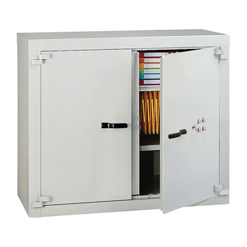 Arm. Forte Acial 446litres Sérrure à Clé 4 Compt. Ivoire