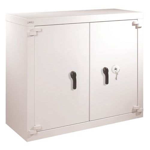 Armoire Forte Acial 446 Litres Serrure Clé Gris