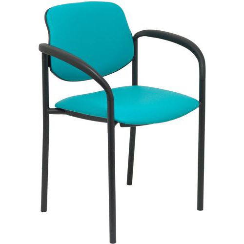Chaise Villalgordo Similicuir Accoudoirs - Vert