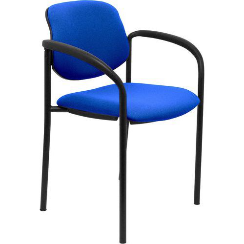 Chaise Villalgordo Avec Accoudoirs Fixes - Bleu Marine