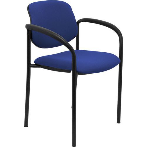 Chaise Villalgordo Avec Accoudoirs Fixes - Bleu