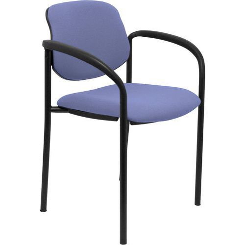 Chaise Villalgordo Avec Accoudoirs Fixes - Bleu Clair