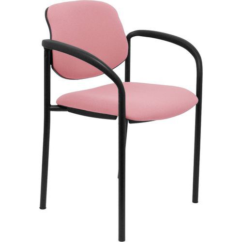 Chaise Villalgordo Avec Accoudoirs Fixes - Rose