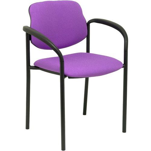 Chaise Villalgordo Avec Accoudoirs Fixes - Lila