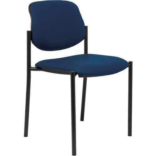 Chaise Villalgordo En Similicuir - Bleu Marine