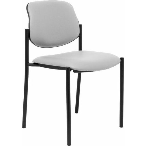 Chaise Villalgordo En Similicuir - Gris