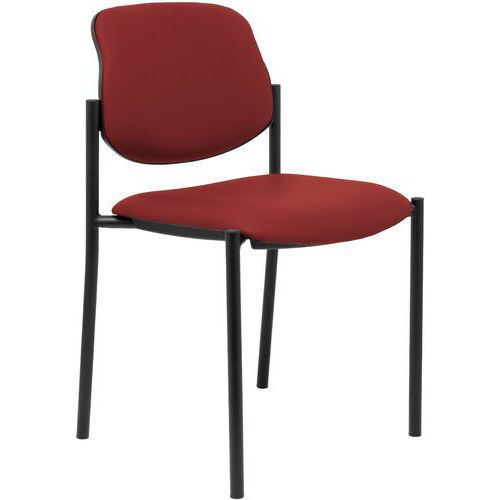 Chaise Villalgordo En Similicuir - Bordeaux