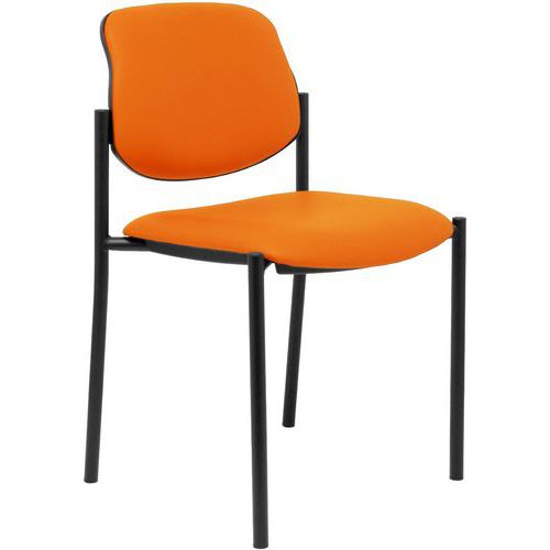Chaise Villalgordo En Similicuir - Orange