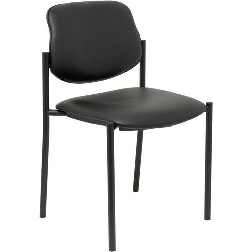 Chaise Villalgordo En Similicuir - Noir