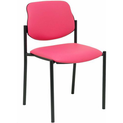 Chaise Villalgordo En Similicuir - Rose