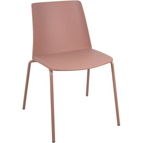 Chaise De Réunion Orgaz En Pvc Lot De 4 Pce