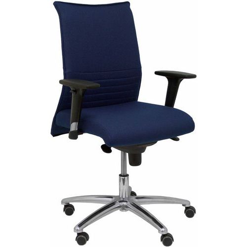 Chaise Albacete Accoudoirs Réglables - Bleu Marine