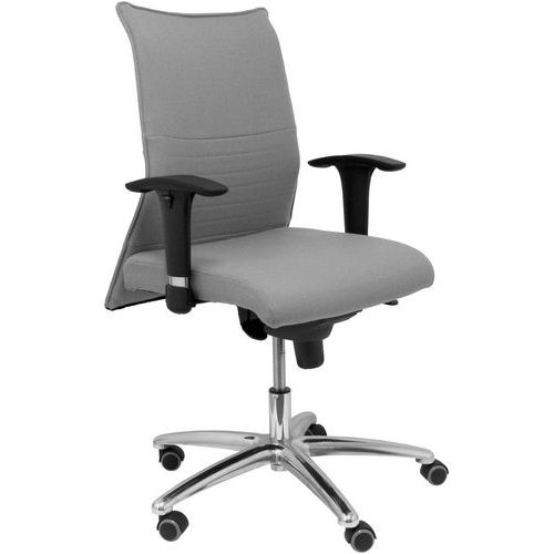 Chaise Albacete Accoudoirs Réglables - Gris Clair