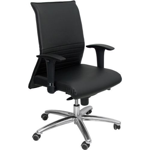 Chaise Albacete Cuir Avec Roulettes