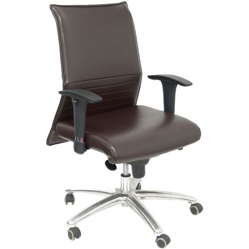 Chaise De Bureau Albacete Xl En Similicuir - Marron