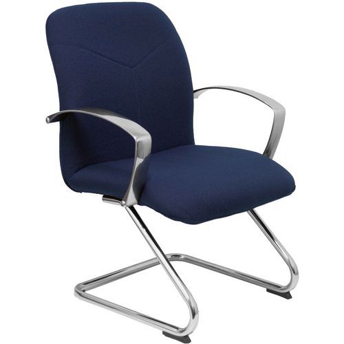 Chaise De Bureau Caudete Fixe - Bleu Marine