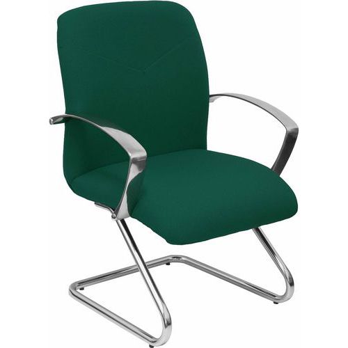 Chaise De Bureau Caudete Fixe - Vert Bouteille