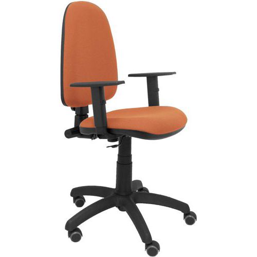 Chaise Ayna Bras Réglable - Roue Parquet - Marron