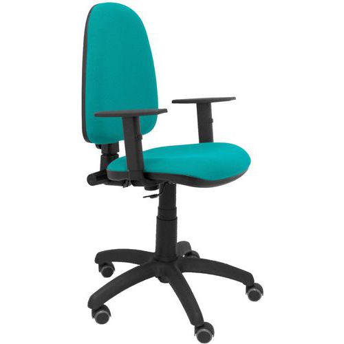 Chaise Ayna Bras Réglable - Roue Parquet - Turquoise