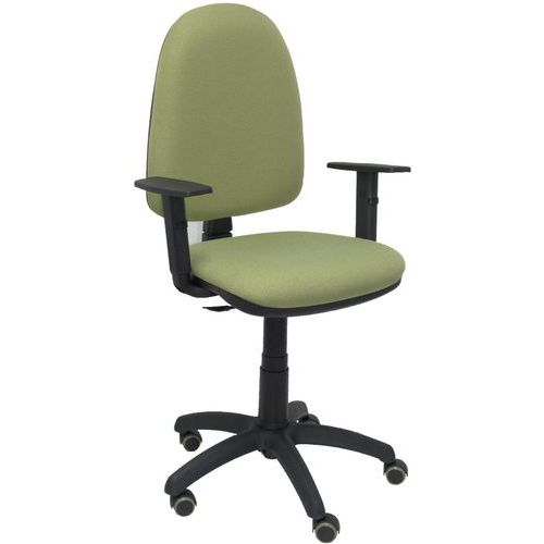 Chaise Ayna Bras Réglable - Roue Parquet - Vert Olive