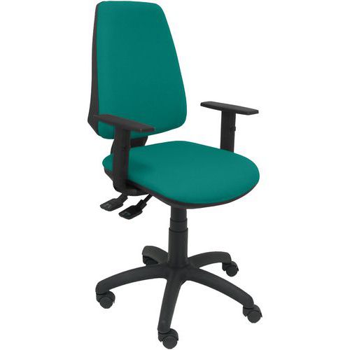 Chaise Elche S Bras Réglable - Roue Nylon - Turquoise