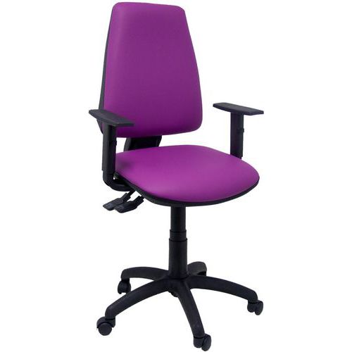 Chaise Elche S Bras Réglable Similicuir - Violet
