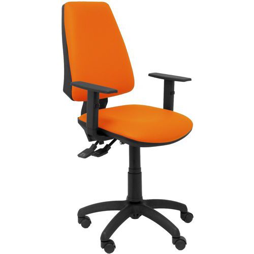 Chaise Elche S Bras Réglable Similicuir - Orange