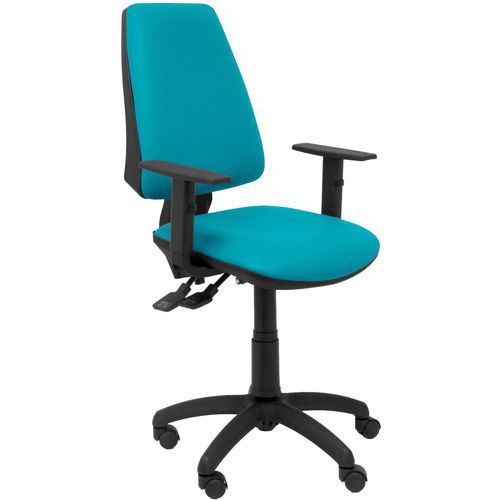 Chaise Elche S Bras Réglable Similicuir - Vert