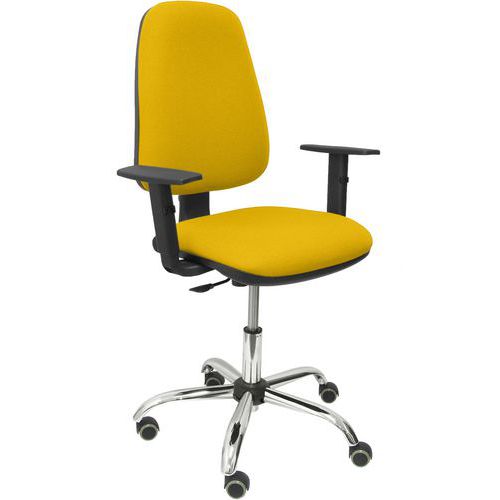 Chaise Socovos Accoudoirs Réglables - Jaune