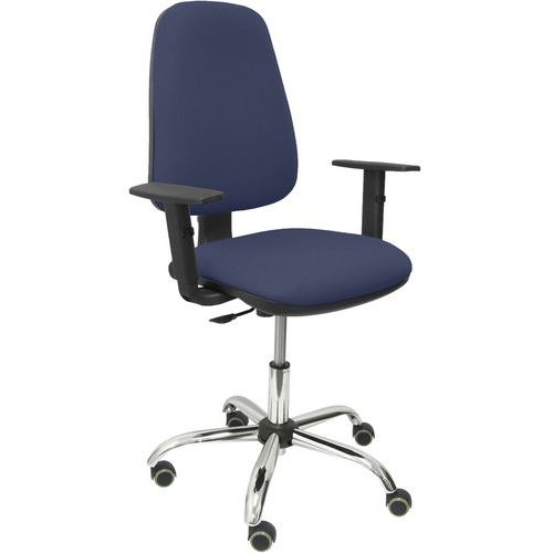 Chaise Socovos Accoudoirs Réglables - Bleu Marine