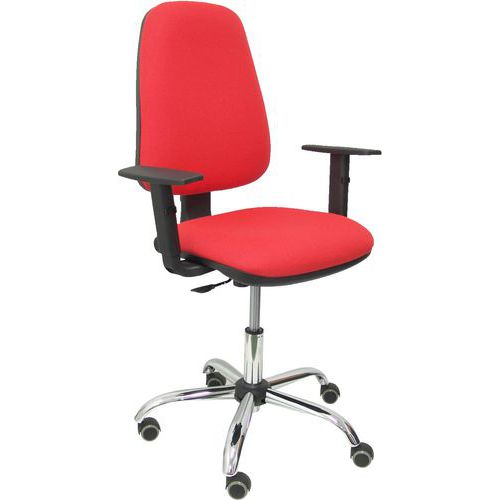 Chaise Socovos Accoudoirs Réglables - Rouge