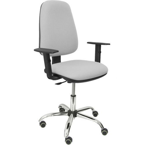 Chaise Socovos Accoudoirs Réglables - Gris Clair
