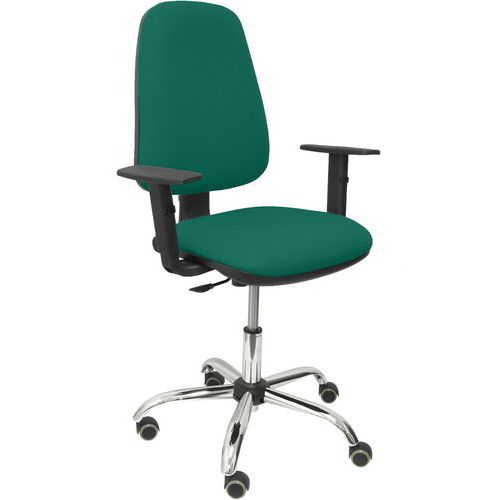 Chaise Socovos Accoudoirs Réglables Vert Ã‰meraude