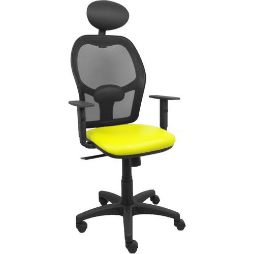 Chaise De Bureau Alocen Similicuir B10 - Jaune