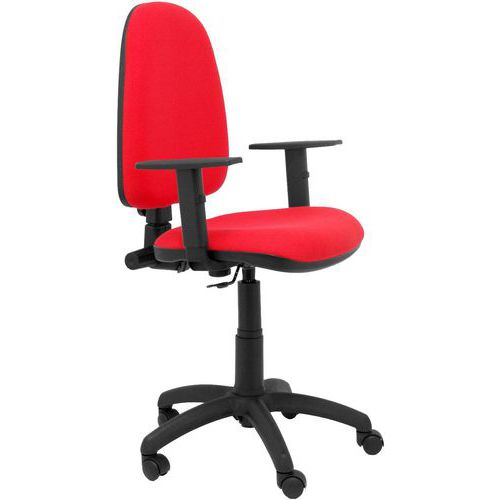 Chaise Ayna Bras Réglable - Roue Nylon - Rouge