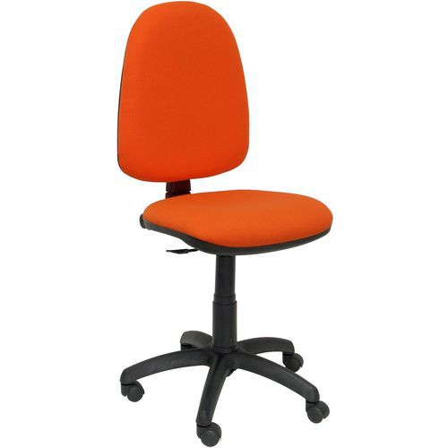 Chaise Ayna - Roue Nylon - Orange Foncé