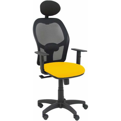 Chaise Alocen Tête Et Accoudoirs Réglables - Jaune
