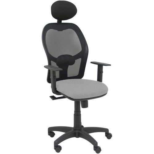 Chaise Alocen Tête Et Accoudoirs Réglables - Gris Clair