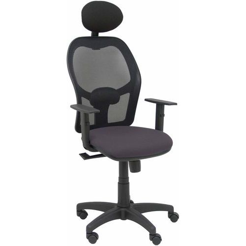 Chaise Alocen Tête Et Accoudoirs Réglables - Gris Foncé
