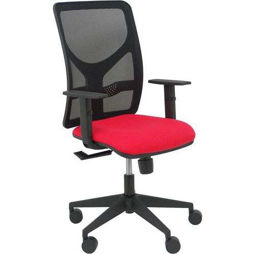 Chaise De Bureau Motilla Accoudoirs Réglables - Rouge