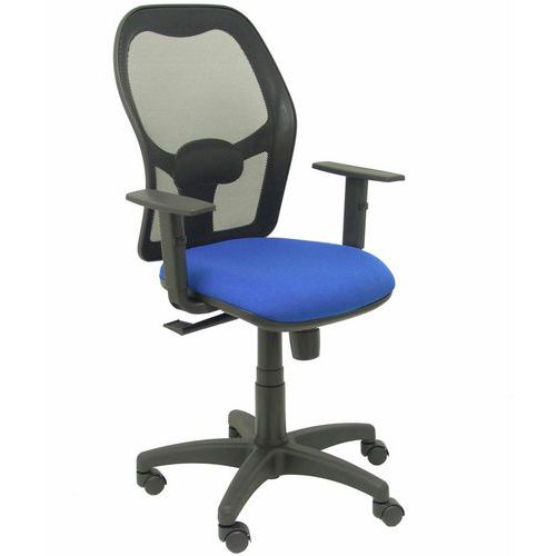 Chaise Alocén Avec Bras Réglable Roue Nylon - Bleu