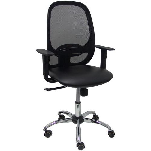 Chaise De Bureau Cilanco Similicuir Roues En Nylon