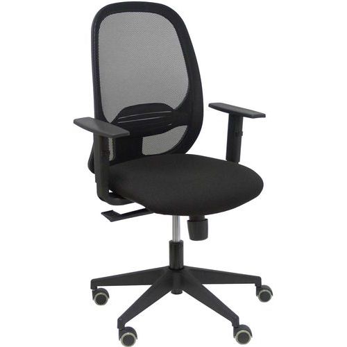 Chaise De Bureau Cilanco Avec Bras Réglable - Noir