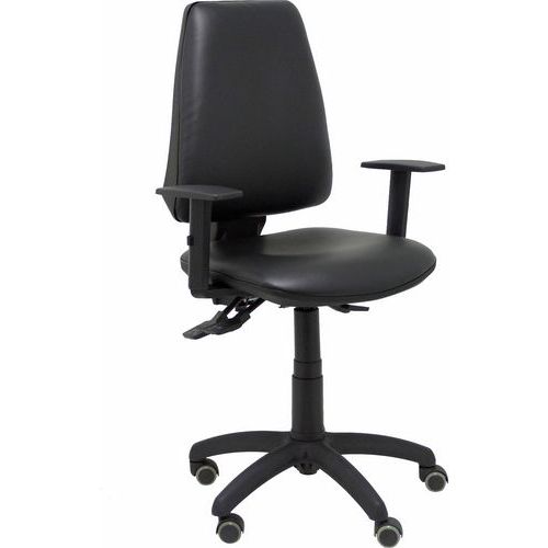 Chaise Elche S Asynchrone Similicuir - Noir